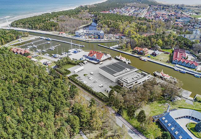 PB: Reference Picture: Baltic Power Service Base in Łeba. / ©: Baltic Power