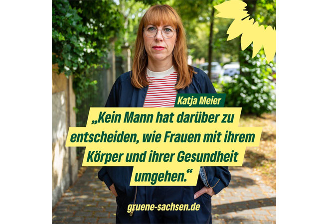 PB: Die von der Ampel einberufene Expert:innenkommission empfiehlt klar: Den Schwangerschaftsabbruch in den ersten 12 Wochen aus dem StGB zu streichen. / ©: Die Grünen