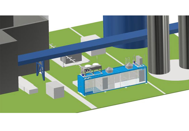 PB: Von der Skizze in die Realität wollen das Team von Fraunhofer IEG ihre neuartige Elektrolyseanlage »LA-SeVe« bringen. Bild: Fraunhofer IEG / ©: Tobias Sauerstein