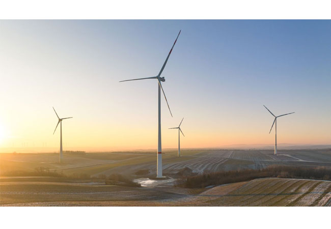 PB: Windpark Grosskrut Loidesthal - In Loidesthal werden Ende 2025 die gleichen Anlagen in Betrieb gehen, wie sie auf dem Bild zu sehen sind. / Quelle: ImWind