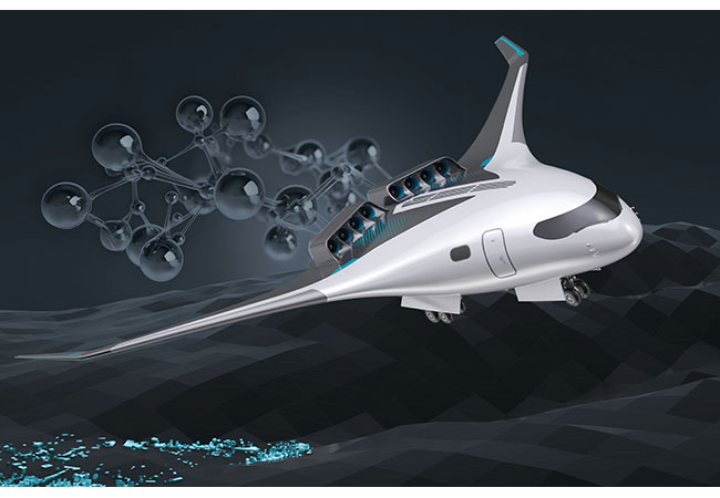 PB: Trelleborg Sealing Solutions is working with Airbus on hydrogen sealing applications supporting the mission to deliver a hydrogen-powered commercial aircraft by 2035. Global aircraft manufacturers are developing entirely new passenger aircraft designs optimized for hydrogen propulsion (example pictured).