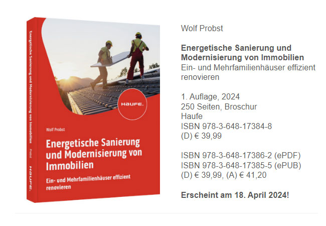 PB: Bibliografie, Energetische Sanierung und Modernisierung von Immobilien