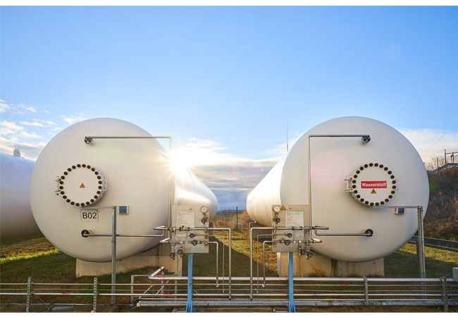 PB: Wasserstofftanks bei Prenzlau / ©: ENERTRAG SE