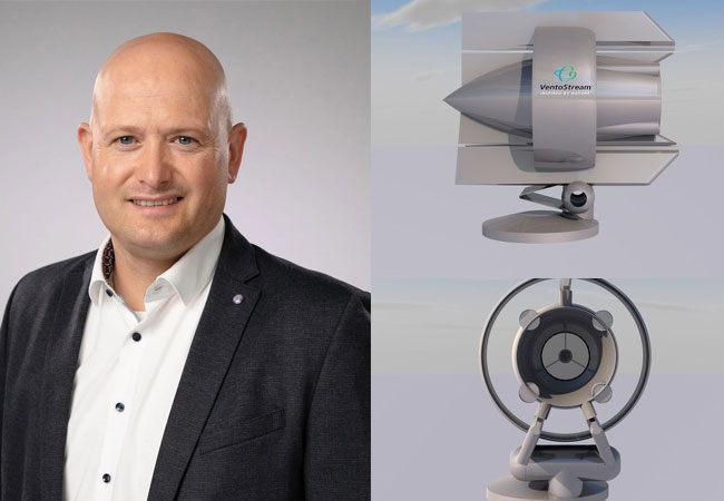 PB: CEO Manuel Bernsau: «Mit unserer Technologie beweisen wir zudem die Innovationskraft auf dem Industrieplatz Schweiz – wir sind für einen essentiellen Beitrag an die Energiesystem-Transformation bereit.» / VentoStream