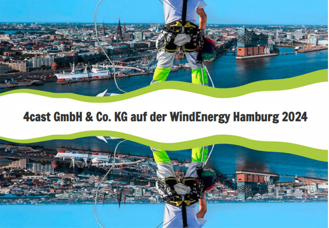 PB: 4cast GmbH & Co. KG auf der WindEnergy Hamburg 2024 / ©: 4Cast