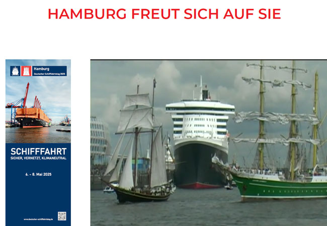 PB: 37. Deutscher Schifffahrtstag 2025 in Hamburg – MCN unterstützt zentrale Fachveranstaltung / Maritimes Cluster