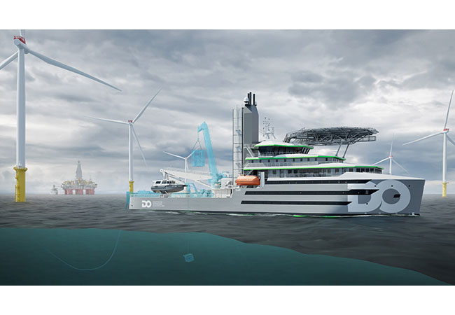 PB: Das Einsatzspektrum des C-CSOV umfasst umfangreiche Arbeiten für den weltweiten Offshore-Energiemarkt. / ©: Salt Ship Design