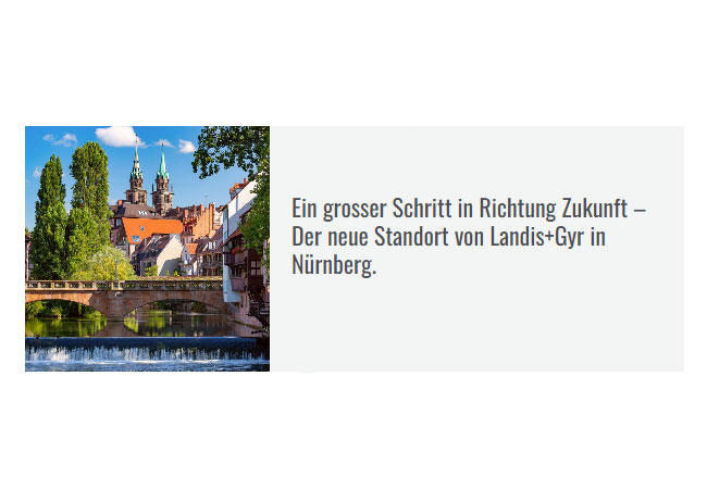 PB: Ein großer Schritt in Richtung Zukunft – Der neue Standort von Landis+Gyr in Nürnberg.