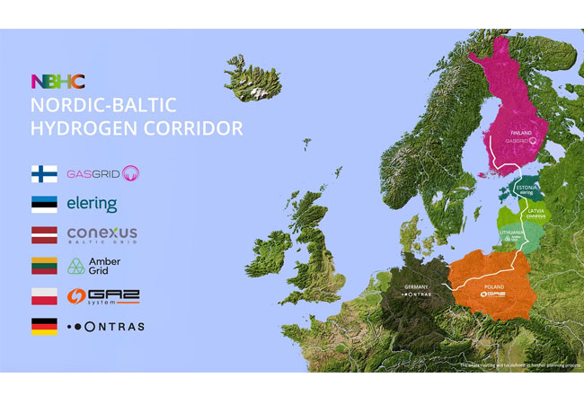PB: MAP-ordic-Baltic Hydrogen Corridor: Vormachbarkeitsstudie zeigt Potenzial für erneuerbaren Wasserstoff