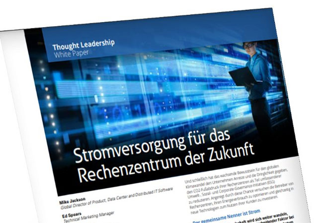 PB: Whitepaper - Stromversorgung für das Rechenzentrum der Zukunft / ©: Eaton Electric Germany