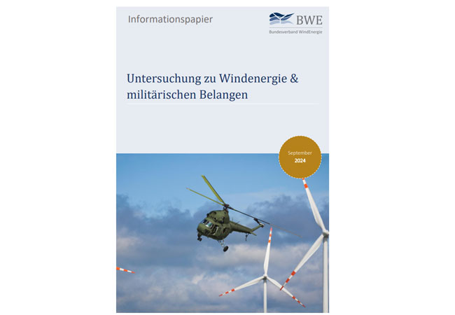 Untersuchung zu Windenergie & militärischen Belangen