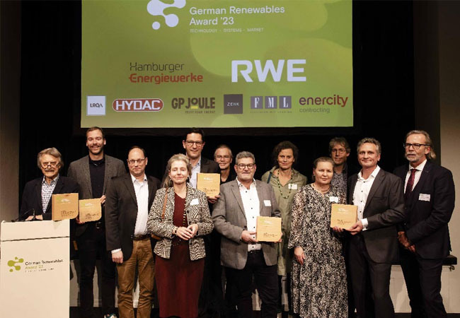 PB: Gewinner*innen des German Renewables Awards 2023 / ©: EEHH GmbH