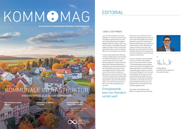 Nationale Klimaschutzinitiative als Magazin der AEE mit kommunalen Best-Practice-Beispielen