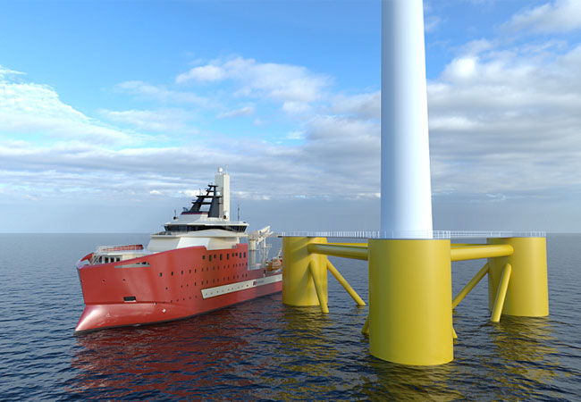 PB: North Star initiiert Branchenpartnerschaft zur Bereitstellung eines SOV der nächsten Generation für schwimmende Offshore-Windkraftanlagen / ©: North Star