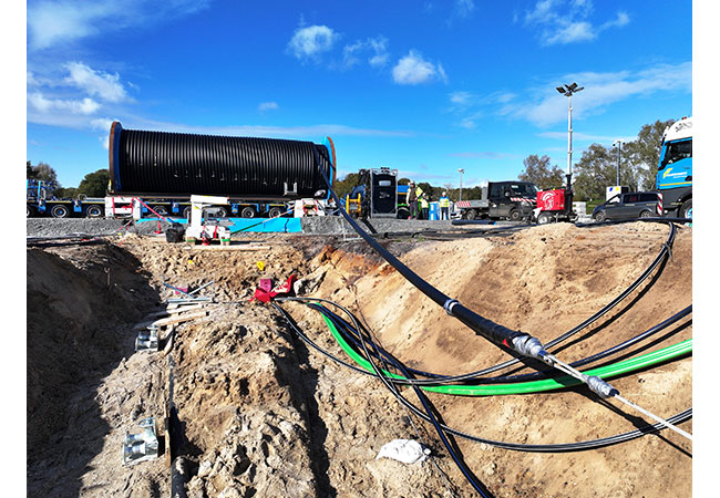 PB: SuedLink Kabelinstallation durch Prysmian / Copyright: Prysmian