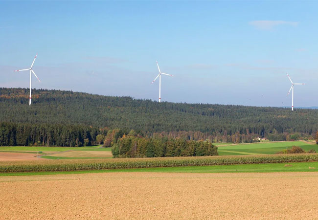 PB: Die ZENOB und Ørsted haben in der Region bereits Windparks gemeinsam realisiert – zum Beispiel den Windpark Blausäulenlinie. / Foto: Grabe/Ørsted