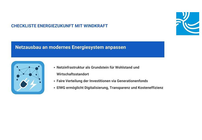 PB: IG Windkraft: Generationenfonds, um Netzkosten zu dämpfen / ©: IGW