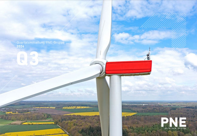 PB: Die Quartalsmitteilung der PNE-Gruppe zu Q3 2024