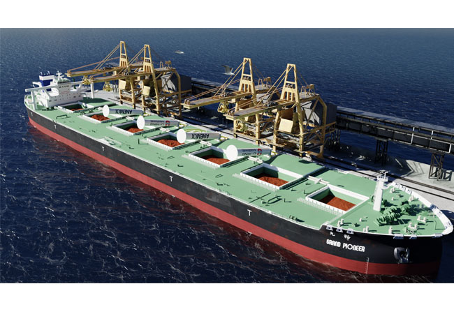 Anemoi installiert 4 Rotor-Segel auf Erzfrachter von U-Ming Marine Transport