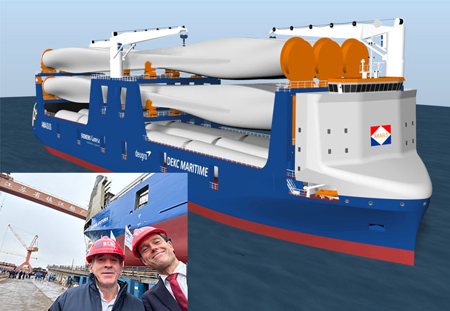 Concordia Damen ist erneut am Bau eines innovativen Offshore-Windschiffes beteiligt