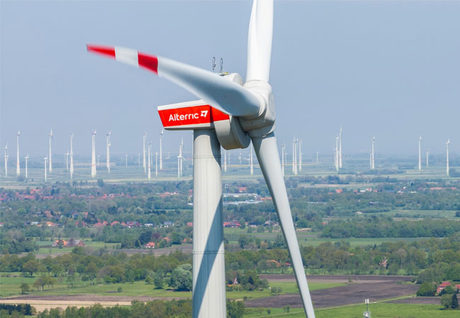 PB: Alterric und PowerCo schließen langfristigen Liefervertrag für die Windstrom-Versorgung der Gigafabrik Salzgitter / ©: Foto Hölzen / Alterric