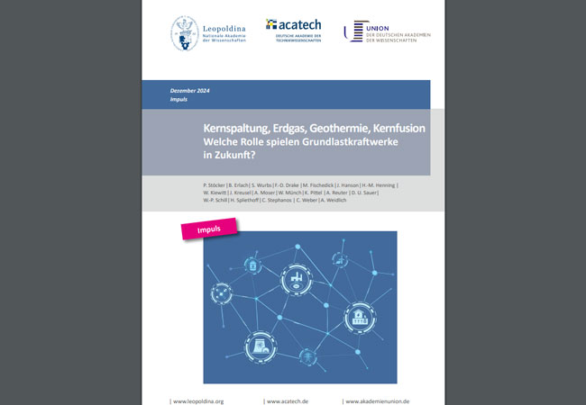 PB: Kernspaltung, Erdgas, Geothermie, Kernfusion. Welche Rolle spielen Grundlastkraftwerke in Zukunft?