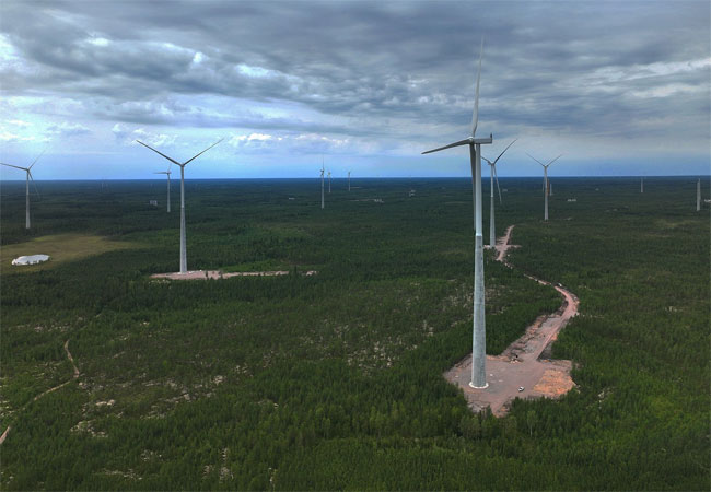 PB: Die VSB Gruppe nimmt den 148-MW-Windpark Karahka in Finnland in Betrieb / ©: VSB Gruppe