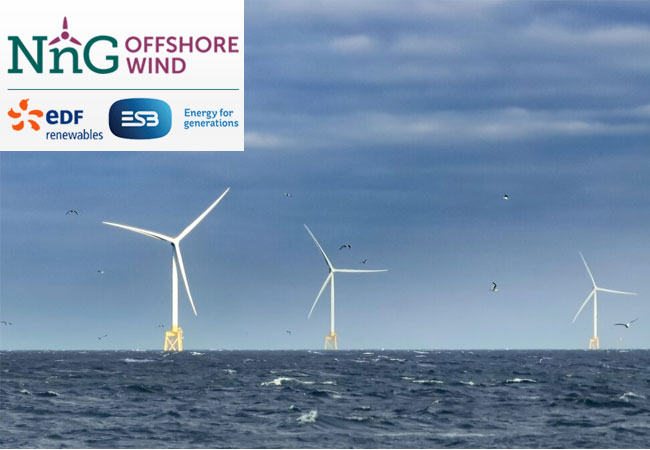 PB: Offshore-Windpark Neart na Gaoithe erzeugt ersten Strom / ©: NnG Offshore Wind