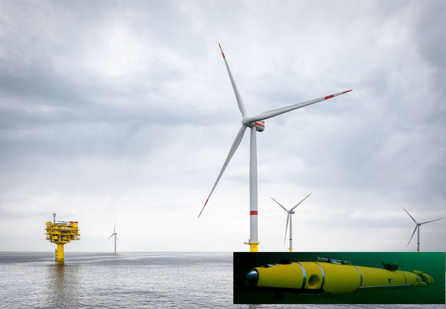 PB: DeepLeng ©: DFKI vor RWE Offshore-Windpark Kaskasi ©: RWE 