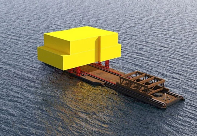 PB: Heerema baut neues Float-Over-Schiff für die Offshore-Plattformen des 2GW-Programms von TenneT / ©: Heerema