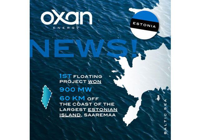 PB: Oxan Energy gewinnt erstes schwimmendes Offshore-Windprojekt in Estland / ©: Oxan Energy