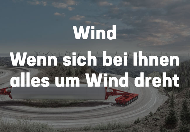 PB: Wenn sich bei Ihnen alles um Wind dreht / ©: SCHEUERLE