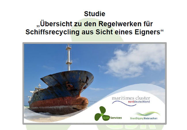 PB: Studie: „Übersicht zu den Regelwerken für Schiffsrecycling aus Sicht eines Eigners“ / ©: MCN