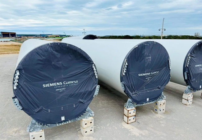 PB: Windar Renovables delivers from its Mexican Factory the first Offshore Tower manufactured in the entire American continent / ©: Windar Renovables