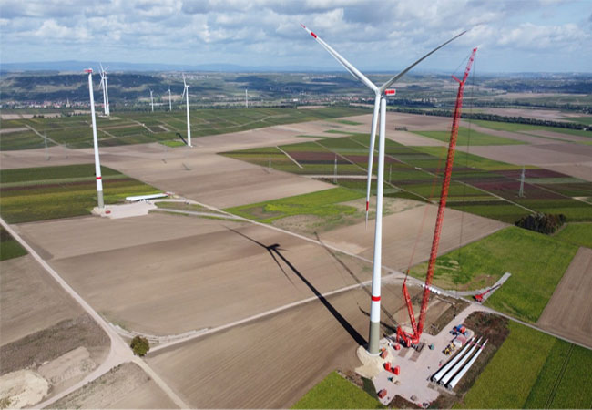 PB: Entstehender Windpark in Gau-Bickelheim, Rheinland-Pfalz / ©: wiwi consult