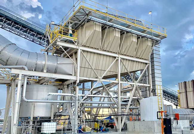 PB: WESP- und RTO-Anlagen in einem Pelletwerk in Hamlet, NC, USA Copyright: LDX Solutions