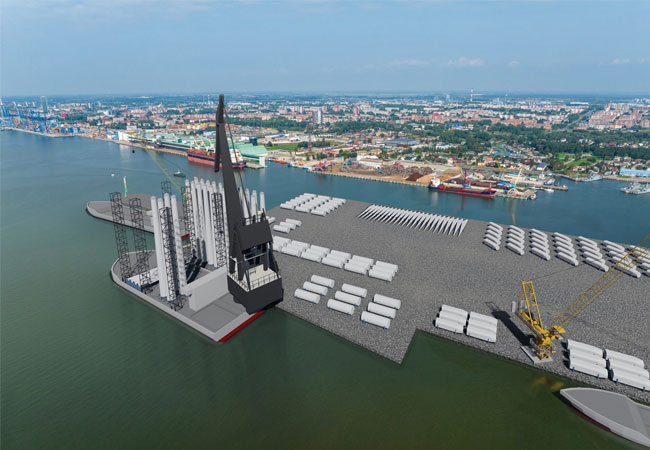 PB: Der Hafen von Klaipėda erhält neue Infrastruktur für Offshore-Windenergieprojekte / c: Klaipeda-Port