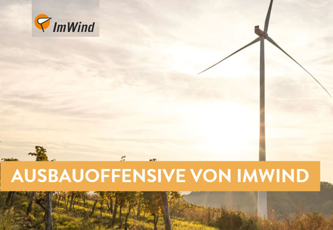 PB: Imwind investiert mehr als 350 Millionen Euro in Projekte mit 335 MW