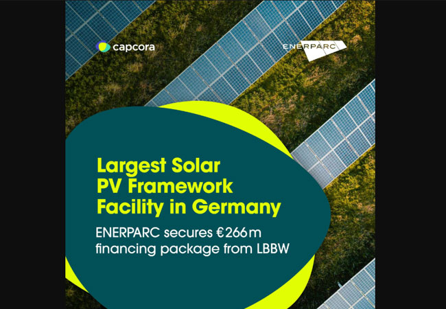 PB: ENERPARC sichert sich Finanzierungspaket in Höhe von 266 Mio. € von der LBBW / ©: Capcora