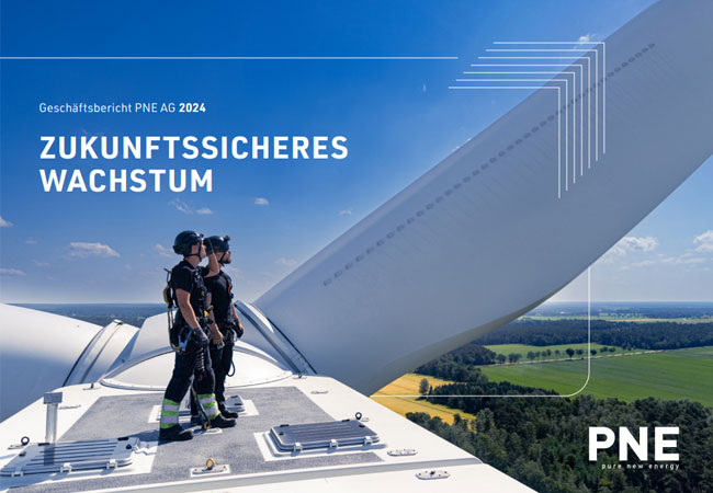 PB: PNE AG schließt Geschäftsjahr 2024 erfolgreich ab und justiert Strategie