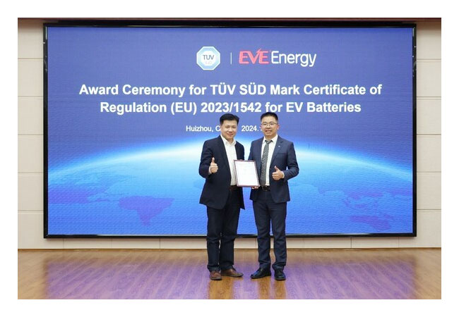 PB: EVE Energy hat eigene Lösungen für den europäischen Energiespeichermarkt vorgestellt / ©: eve-energy