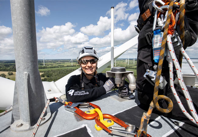 PB: Rund 4.000 BNK-Systeme hat die Deutsche Windtechnik bis Ende 2024 installiert – alle innerhalb der BNK-Nachrüstungsfrist / ©: Deutsche Windtechnik