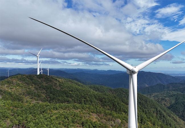 PB: Japanischer 147-MW-Windpark mit 46 GE Vernova Windturbinen nimmt Betrieb auf / ©: GE Vernova