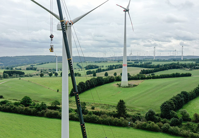 PB: Windpark Scheid, Rückbau / ©: MLK Gruppe