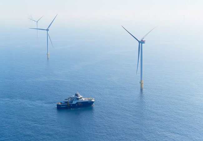 PB: Die 'Wind of Hope' im Einsatz / ©: Ørsted