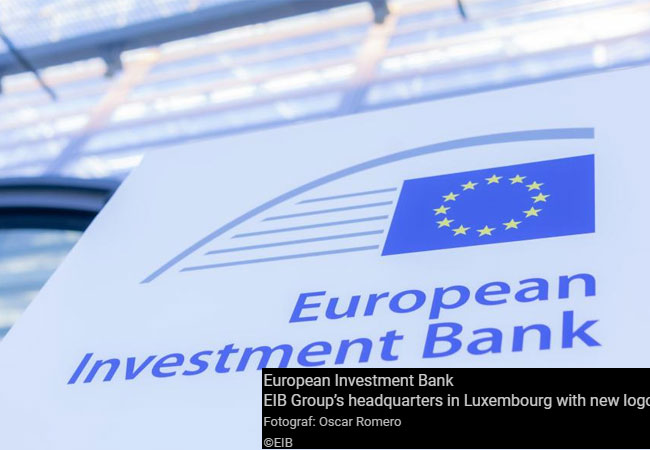 PB: Foto vom Sitz der EIB in Luxemburg (Ost- und Westgebäude)