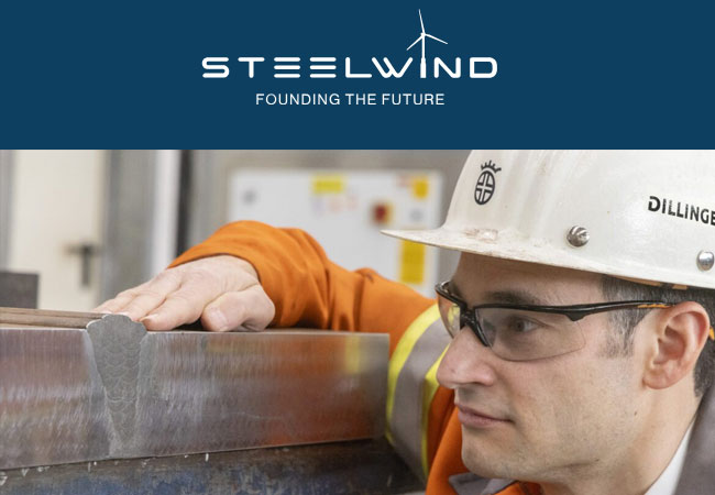PB: Fundamentfertigung für Offshore-Windparks durch maßgeschneiderte neue Stähle / ©: Steelwind Nordenham GmbH