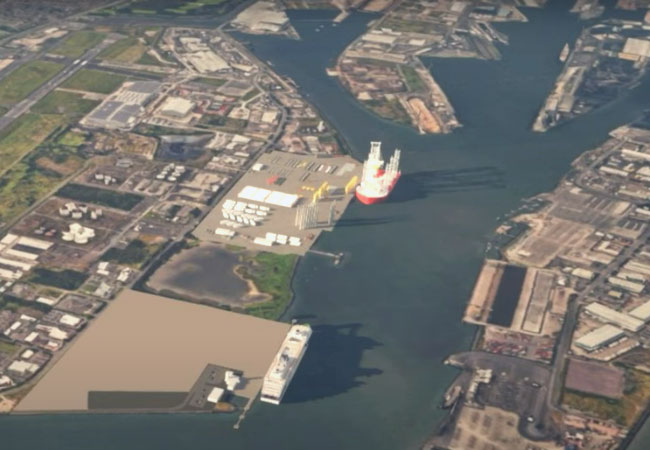 Videobild: Belfast Harbour / £90m programme of work commences at D3 Site