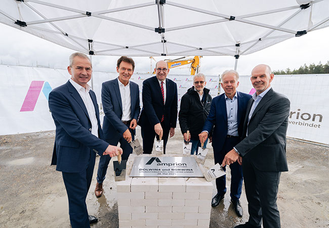 PB: Offshore-Windenergie: Amprion legt Grundstein für Konverter in Lingen