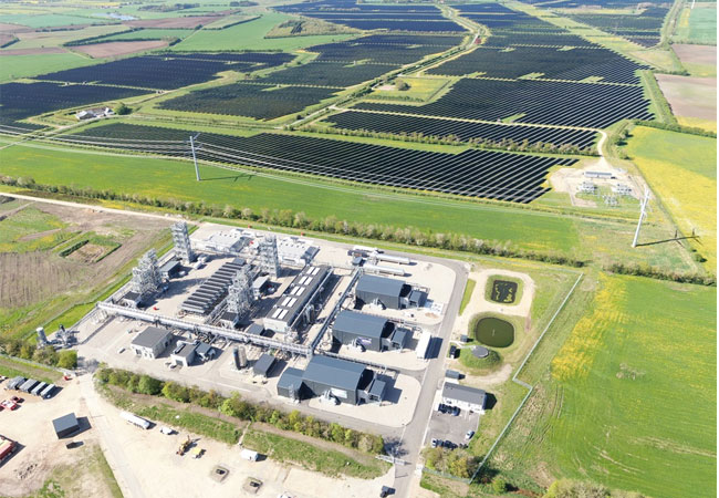 PB: Die Power-to-X-Anlage in Kassø/Dänemark zur Herstellung von E-Methanol / ©: European Energy A/S